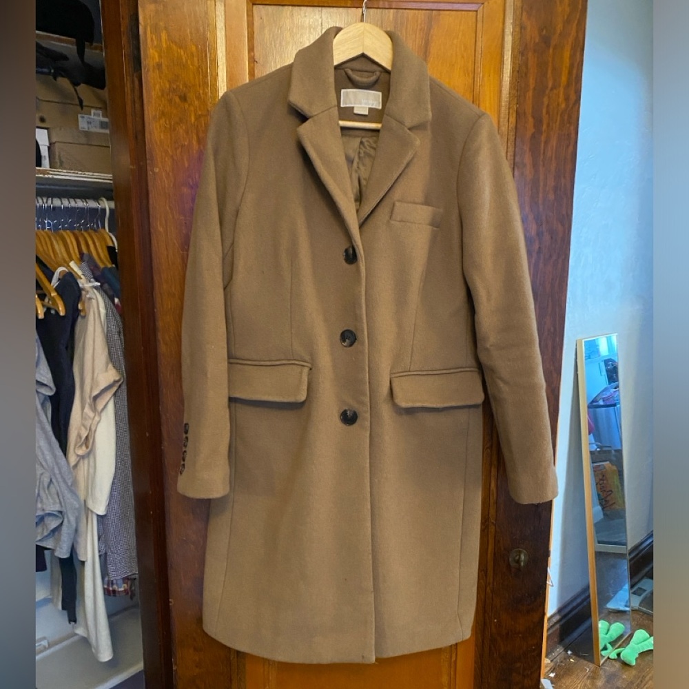 Michael kors wool blend coat
